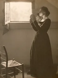 Fille avec un miroir, 1898