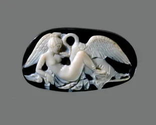 Léda et le cygne Camée, 3e siècle après J.-C.