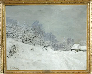 Environs de Honfleur. Neige …
