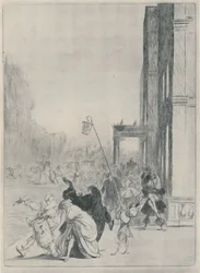 Après le bal costumé, 1920