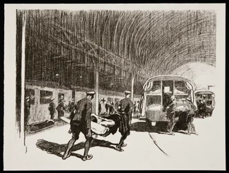 Débarquement en Angleterre, 1917
