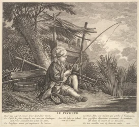 Pêcheur, vers 1753