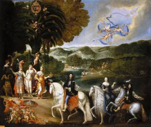 Allégorie du Traité des Pyrénées Allégorie du Mariage de Louis XIV