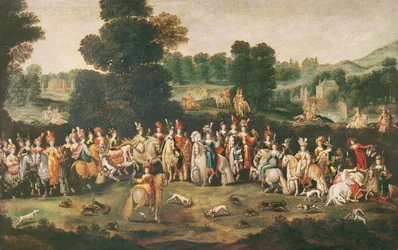 La Duchesse de Lorraine à la chasse