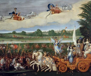 Les quatre éléments. La Terre (détail à droite)