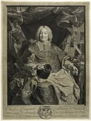 Portrait de Charles-Gaspard-Guillaume de Vintimille, archevêque de Paris