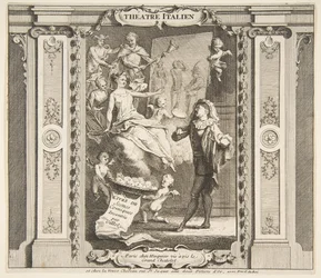 Frontispice au Théâtre Italien