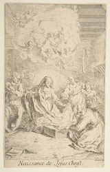 Nativité. Créateurs : Claude Gillot, Jacques Gabriel Huquier