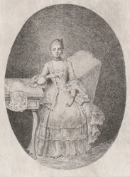 Portrait de Marguerite Le Comte, 1764