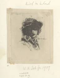 Autoportrait avec Saskia: seulement Rembrandt