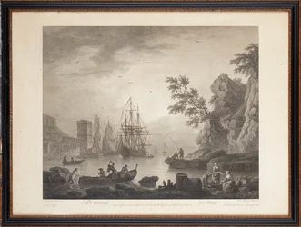 Dix gravures sur acier françaises