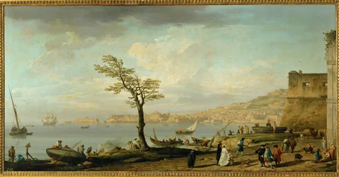 Vue sur le golfe de Naples ...