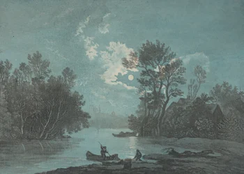 Pêcheurs au clair de lune, vers 1750-1800