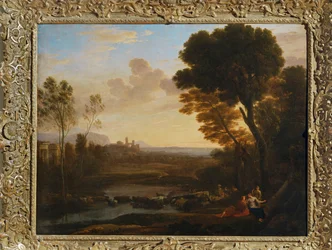 Paysage avec Paris et Oenone, dit le gue …