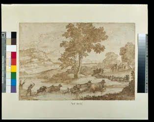 Paysage avec le voyage de Jacob