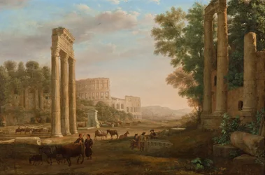 Capriccio avec les ruines du Forum romain