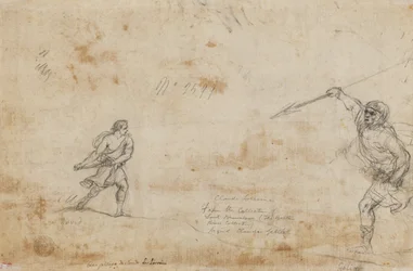 David et Goliath verso, vers 1645