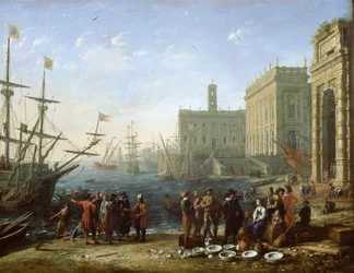 Scène de port