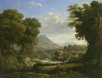 Paysage avec Saint Georges et le Dragon