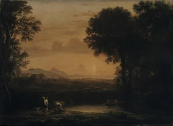 Paysage avec Tobie et l