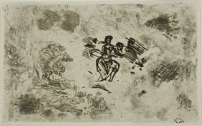 Femme assise et autres croquis
