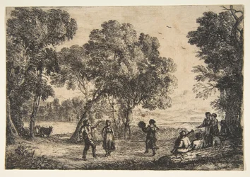 La Danse Campagnarde Petite Plaque