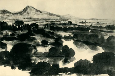 Le Tibre, Rome, Italie, vers 1640, 1943