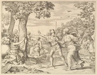 Allégorie sur le bon gouvernement en France, 1685