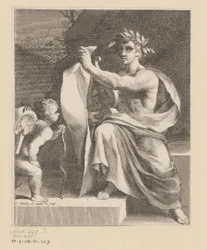 Apollon avec un amour (Page de titre pour : François Tristan l
