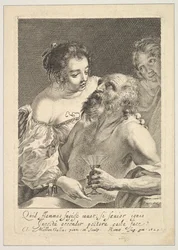 Loth et ses filles, 1629