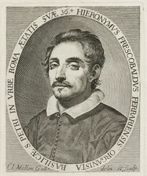 Portrait du compositeur Girolamo Frescobaldi 1583-1643, 1634