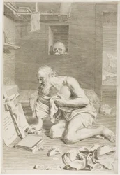 Saint Jérôme priant