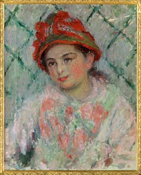 Blanche Hoschede, fille cadette de ... (huile sur toile)