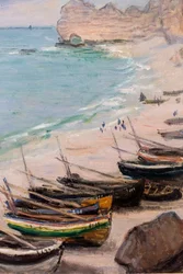Bateaux sur la plage d