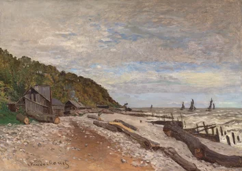 Le chantier de petits navires, près de Honfleur, 1864