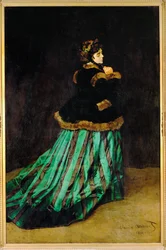 Camille Monet, première épouse du peintre (huile sur toile)