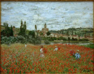 Champ de coquelicots près de Vétheuil