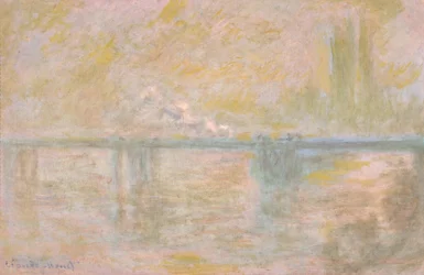 Pont de Charing-Cross à Londres, vers 1902