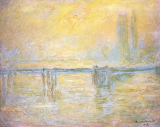 Charing Cross Bridge, Brouillard, 1902