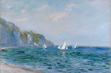 Falaises et voiliers à Pourville