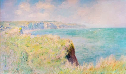 Falaises et voiliers à Pourville