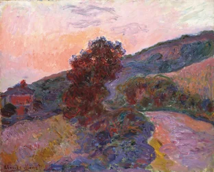 Coucher de soleil à Giverny
