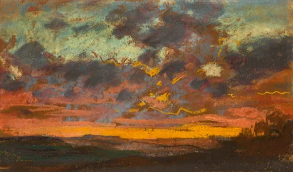 Coucher de soleil, vers 1868