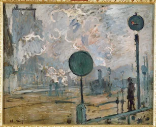 Extérieur de la gare Saint-Lazare, Signal