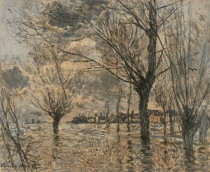 Inondation de la Seine à Vétheuil