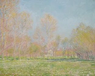 Printemps à Giverny. 1890