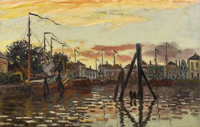Allemand : Der Hafen von Zaandam Le port de Zaandam