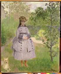 Fille dans un jardin, 1873