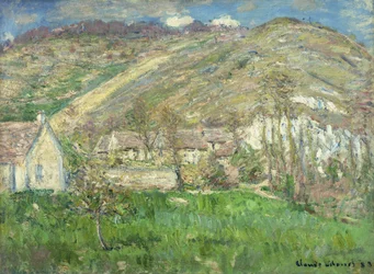 Hameau dans les falaises près de Giverny, 1885