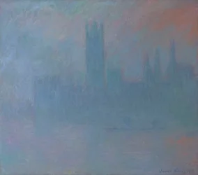 Les Chambres du Parlement dans le brouillard 1903